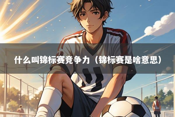 什么叫锦标赛竞争力(锦标赛是啥意思)